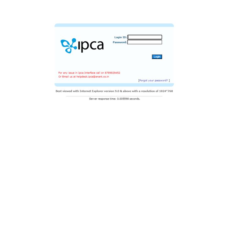 Ipcainterface.com Login